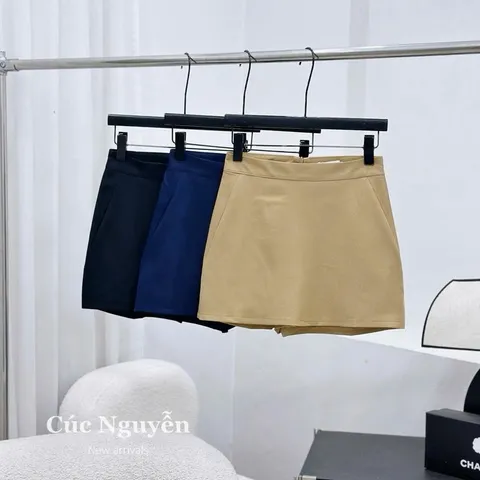 Quần váy ngắn thời trang thiết kế đơn giản dễ mix đồ, phù hợp nhiều phong cách - May0915