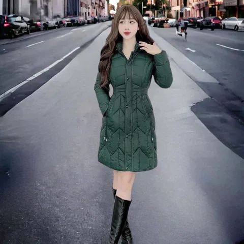 Áo phao siêu nhẹ dáng dài 9263 siêu đẹp - May0915