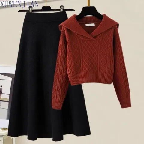 Áo len cổ thuỷ thủ cực xinh mix quần hay chân váy đều đẹp, chất len đanh dày - May0915