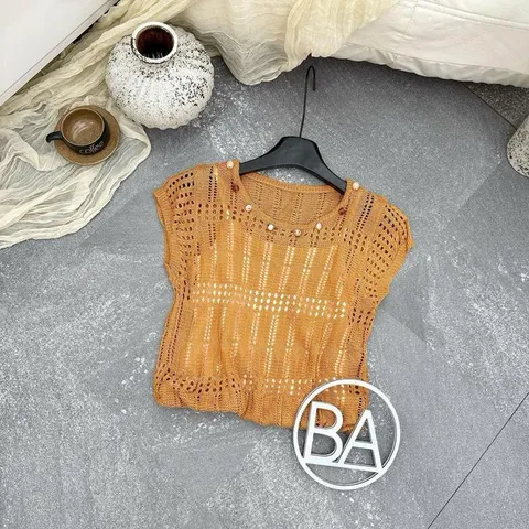 Sét áo len sợi bo gấu BA 3280 trẻ trung, form basic mix quần hay chân váy đều xinh - May0915