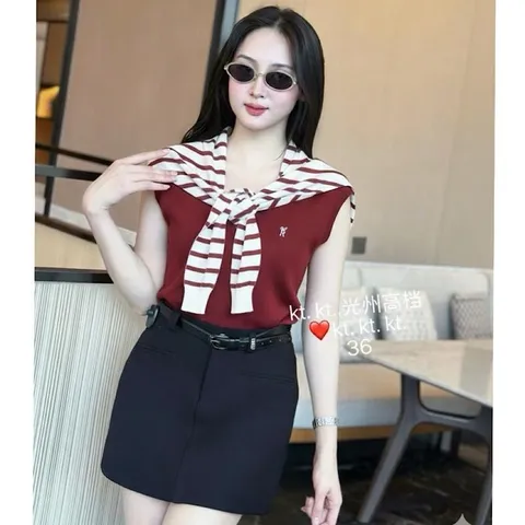 Áo len mongtoghi kèm khăn siêu xinh thời trang - May0915