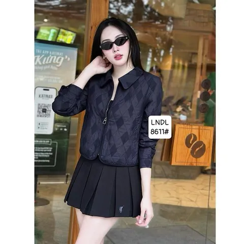 Áo khoác nữ QC cao cấp 8611 cổ bẻ siêu nhẹ, gọn dáng, thời trang - May0915