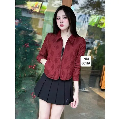 Áo khoác nữ QC cao cấp 8611 cổ bẻ siêu nhẹ, gọn dáng, thời trang - May0915