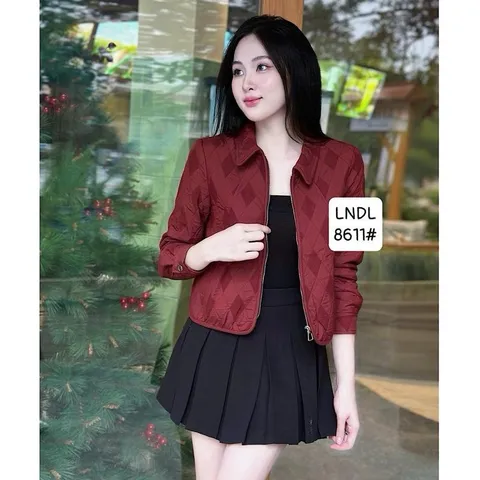 Áo khoác nữ QC cao cấp 8611 cổ bẻ siêu nhẹ, gọn dáng, thời trang - May0915