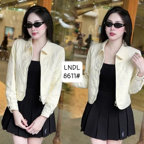 Áo khoác nữ QC cao cấp 8611 cổ bẻ siêu nhẹ, gọn dáng, thời trang - May0915