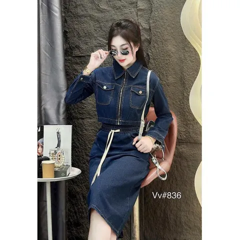 Sét váy bò QC siêu đẹp - Nữ Women - May0915