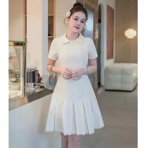 Váy xếp ly đuôi cá trẻ trung tôn dáng, mặc đi làm đi chơi đều xinh - May0915