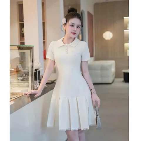 Váy xếp ly đuôi cá trẻ trung tôn dáng, mặc đi làm đi chơi đều xinh - May0915
