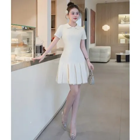 Váy xếp ly đuôi cá trẻ trung tôn dáng, mặc đi làm đi chơi đều xinh - May0915