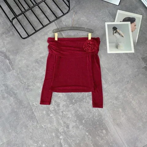 Sét áo trễ vai kèm chân váy xoè voan 3 tầng cực xinh - Mây Boutique HN