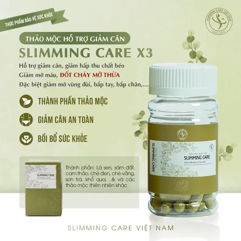 Giảm cân Slimmingcarevn chính hãng mẫu mới