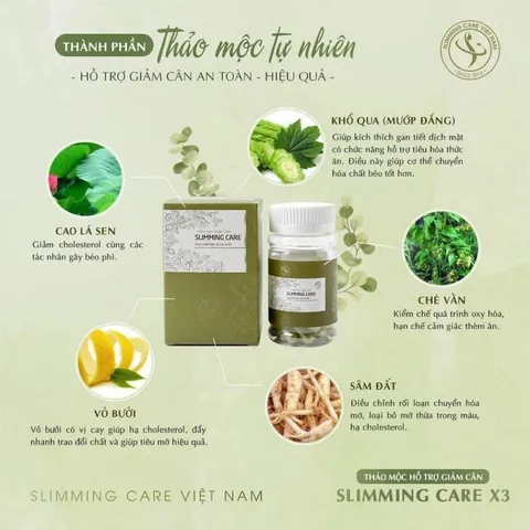 Giảm cân Slimmingcarevn chính hãng mẫu mới
