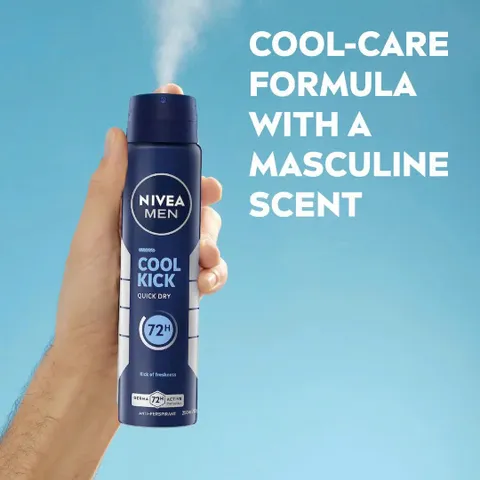 Xịt Khử Mùi Nam NIVEA MEN 72H Tiện Dụng Cho Nam Giới