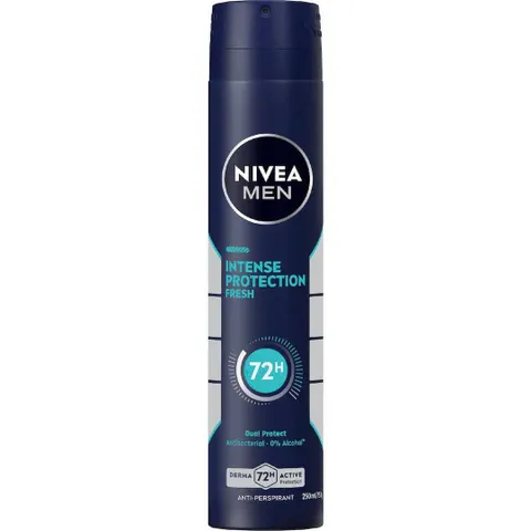 NIVEA MEN Xịt Khử Mùi Nam 72H Chăm Sóc Cơ Thể Hằng Ngày