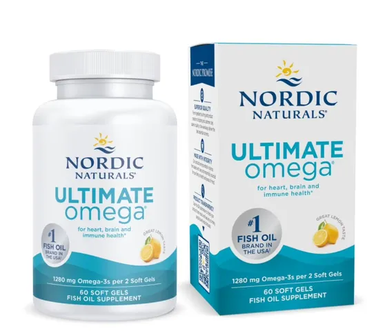 Viên Uống Nordic Naturals Omega-3  1280mg– Dầu Cá Hỗ Trợ Tim Mạch, Não Bộ & Thị Lực
