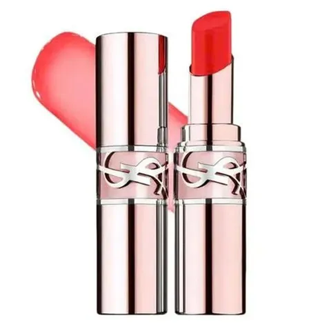 (CTy NK) Son Yves Saint Laurent Loveshine Candy Glow 9B Cherry Bliss - Son Hồng Anh Đào Dưỡng Ẩm, Hiệu Ứng Căng Mọng Cao Cấp Chính Hãng