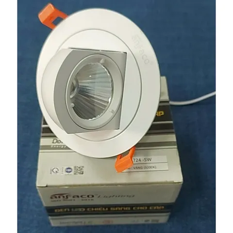 [Chính hãng] - Đèn âm trần chiếu điểm AFC-724-5W 3200K Anfaco