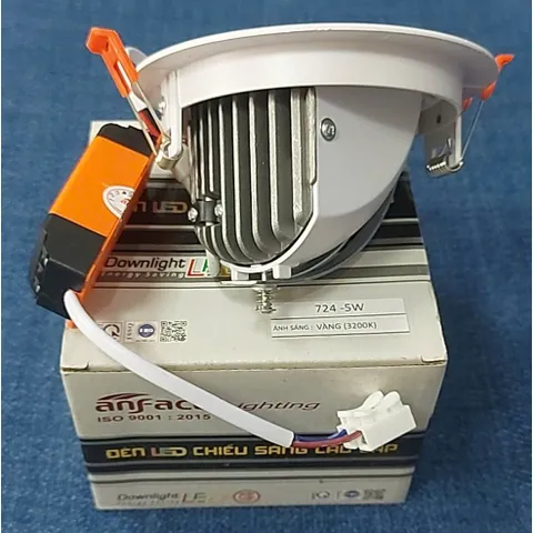 [Chính hãng] - Đèn âm trần chiếu điểm AFC-724-5W 3200K Anfaco