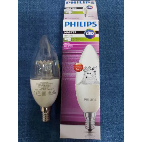 Bóng Led nến 8 - 60W E14 2700K có thể điều chỉnh ánh sáng (dimmable)