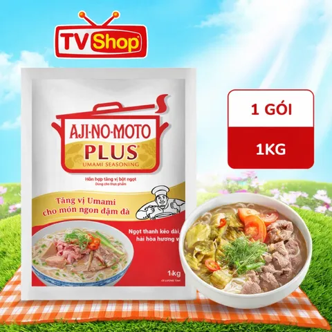 [CHÍNH HÃNG] Bột ngọt (Mỳ chính) AJINOMOTO PLUS 1kg