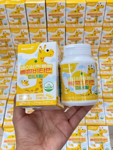 Kẹo Vitamin Tổng Hợp Hươu Cao Cổ Babyrak Hàn Quốc