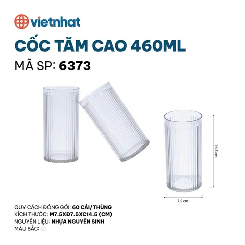 CỐC TĂM CAO 460ML 6373