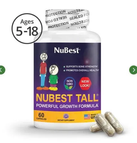 Viên uống hỗ trợ chiều cao Nubest 60 viên cho bé - Hàng Mỹ