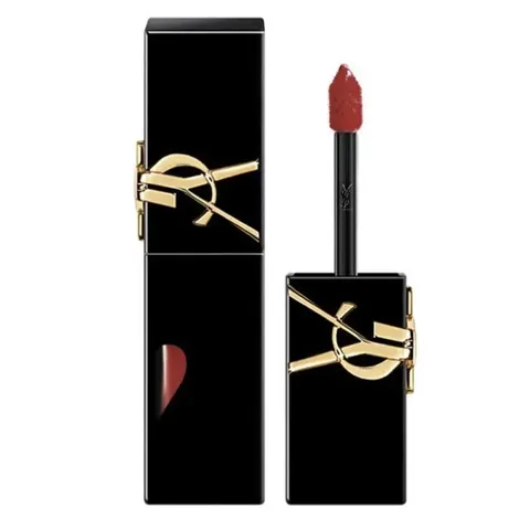 (CTy NK) Son Kem Yves Saint Laurent YSL The Inks Vinyl Cream 610 Nude Champion - Son Môi Màu Cam Nude Sang Trọng, Chất Mịn, Độ Bám Cao