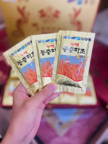 Nước Đông Trùng Hạ Thảo Hộp Gỗ ĐỎ Dream 60 gói MỚI