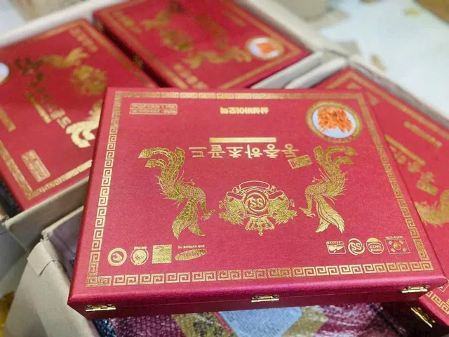 Nước Đông Trùng Hạ Thảo Hộp Gỗ ĐỎ Dream 60 gói MỚI