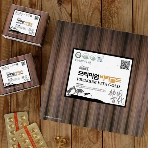 Tinh Dầu Thông Đỏ Premium Vita Gold (120 Viên) – Bí Quyết Chống Oxy Hóa & Trẻ Hóa Làn Da
