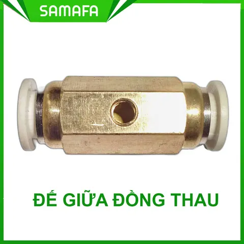 Đế béc phun sương đồng thau nối dây phun sương 8mm