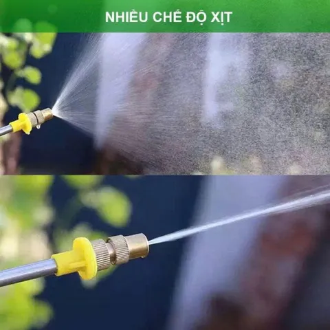 Bộ tay bóp xịt phun tưới SM-VX1, dùng phun sương tưới cây, rửa vệ sinh