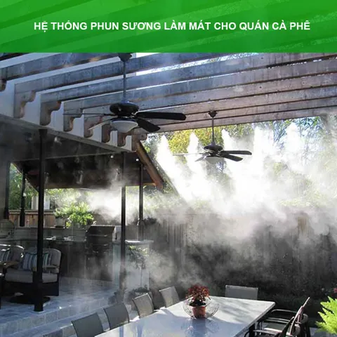 Trọn bộ máy bơm phun sương tưới tự động SAMAFA SM-MB1 chống nước tốt, áp lực nước mạnh
