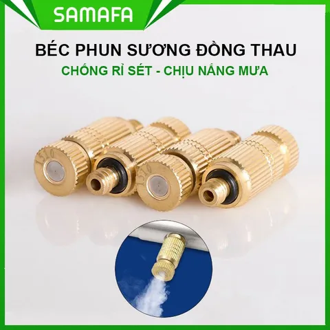 Béc đồng phun sương số 1-2-3-4-5-6-7-8 phun sương làm mát quán cà phê, tưới rau, hoa