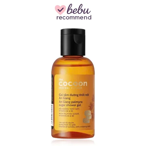 [BEBU] COMBO DU LỊCH Dầu Gội Bưởi & Gel Tắm Thốt Nốt Cocoon 2x50ml - Chăm Sóc Tóc Giảm Gãy Rụng Và Dưỡng Ẩm Da Mịn Màng