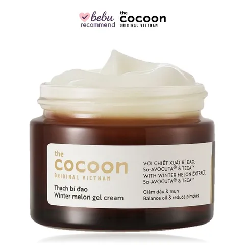[BEBU] Thạch Dưỡng Bí Đao Cocoon 30ml Thuần Chay Giảm Dầu Mụn Da Dầu