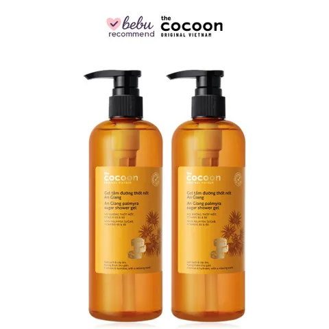 [BEBU] COMBO 2 Gel Tắm Đường Thốt Nốt An Giang 500ml Cocoon 2x500ml - Thuần Chay Dưỡng Ẩm Tiết Kiệm Sạch Mịn