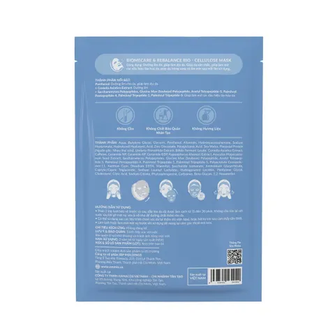 [BEBU] COMBO 10 Mặt Nạ Sinh Học Emmié Phục Hồi Dịu Da Biomecare Repair Bio-Cellulose Mask B5 Peptides 10x25g