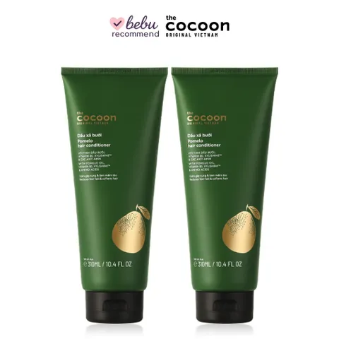 [BEBU] FLASH SALE COMBO 2 Dầu Xả Bưởi 310ml Cocoon 2x310ml - Thuần Chay Giảm Gãy Rụng Mềm Mượt Tóc