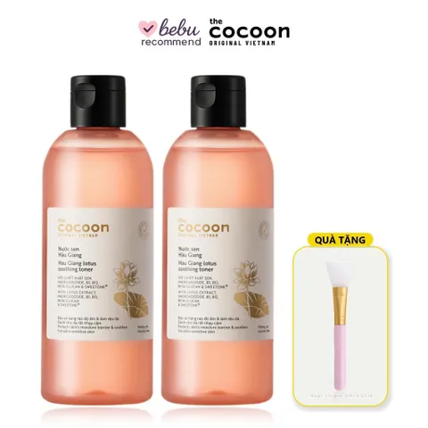 [BEBU] COMBO 2 Nước Sen Hậu Giang Cocoon 2x310ml - Toner Cấp Ẩm Làm Dịu Da Phục Hồi Hàng Rào Bảo Vệ