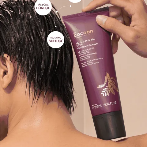 [BEBU] FLASH SALE COMBO 2 Tẩy Da Chết Đầu Bồ Kết 200ml Cocoon 2x200ml Sạch Gàu Giảm Bết Tóc Tự Nhiên
