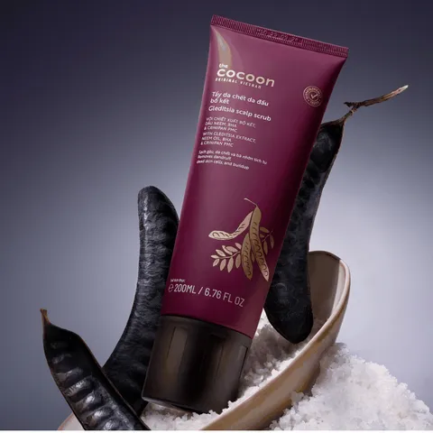 [BEBU] FLASH SALE COMBO 2 Tẩy Da Chết Đầu Bồ Kết 200ml Cocoon 2x200ml Sạch Gàu Giảm Bết Tóc Tự Nhiên