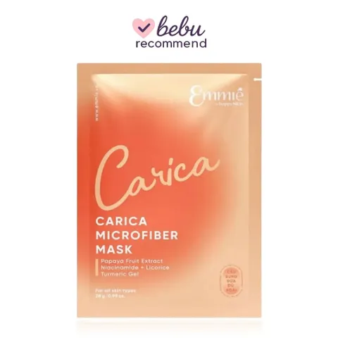 [BEBU] Hộp Mặt Nạ Emmié Microfiber Mask Bộ Sưu Tập Cầu Sung Dừa Đủ Xoà 10 Miếng x 28g Dưỡng Sáng Cấp Ẩm