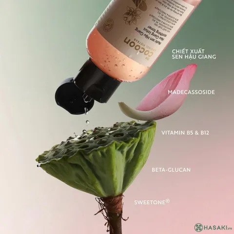 [BEBU] Nước Cân Bằng Cocoon Sen Hậu Giang 500ml Toner Phục Hồi Dịu Nhẹ Cho Da Nhạy Cảm
