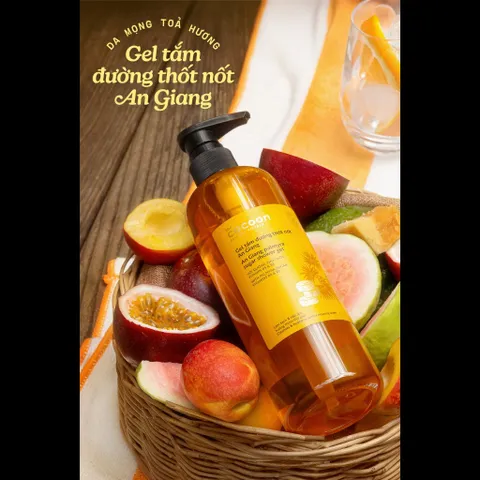 [BEBU] Gel Tắm Đường Thốt Nốt An Giang Cocoon 500ml Thuần Chay Làm Sạch Và Dưỡng Ẩm Da Dịu Nhẹ