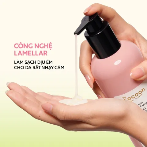 [BEBU] FLASH SALE COMBO 2 Sữa Rửa Mặt Sen Hậu Giang 310ml Cocoon 2x310ml Thuần Chay Dưỡng Ẩm Làm Sạch Dịu Da