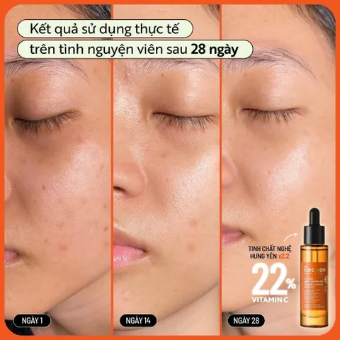 [BEBU] Tinh Chất Nghệ Hưng Yên C22 Cocoon 30ml Dưỡng Sáng Da Mờ Thâm Dành Cho Mọi Loại Da