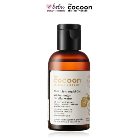 [BEBU] Nước Tẩy Trang Bí Đao Cocoon 50ml - Thuần Chay Làm Sạch Da Dầu Mụn Hiệu Quả