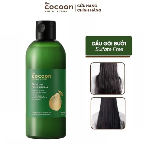 [BEBU] COMBO 2 Dầu Gội Bưởi Cocoon 2x50ml - Dầu Gội Giảm Rụng Tóc Thuần Chay Không Sulfate